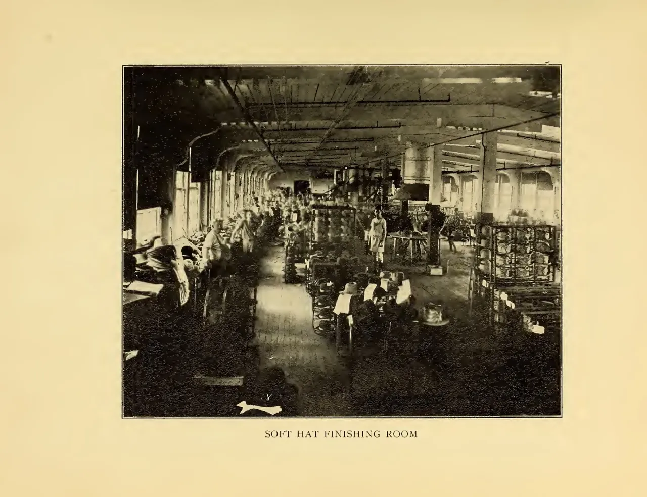 Soft Hat Finishing Room