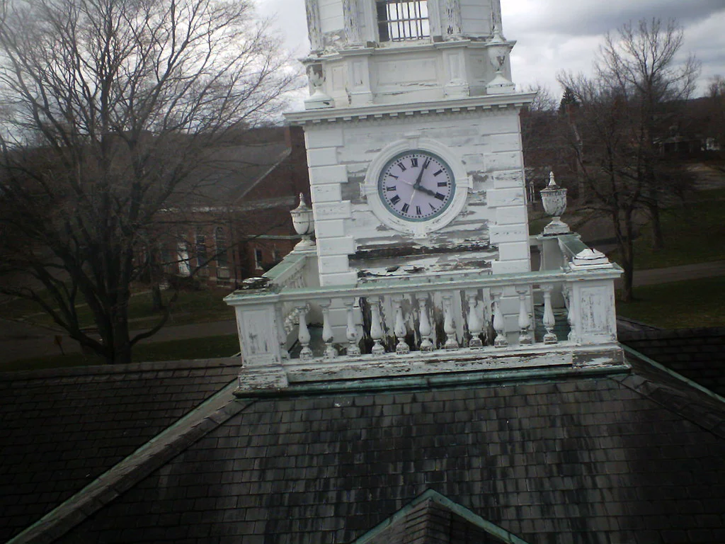 A landmark above the roofs