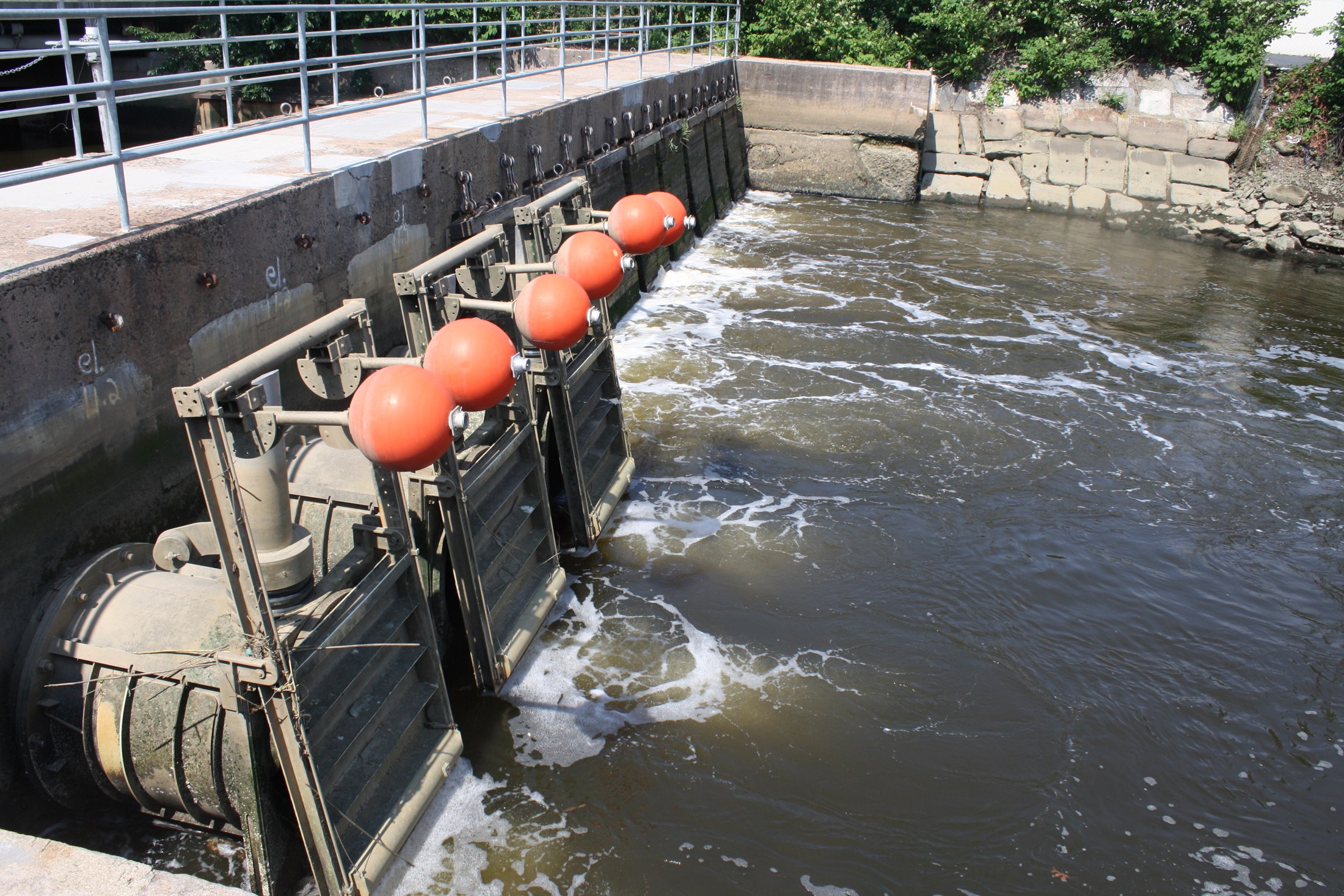 A landscape shaped by its water controls