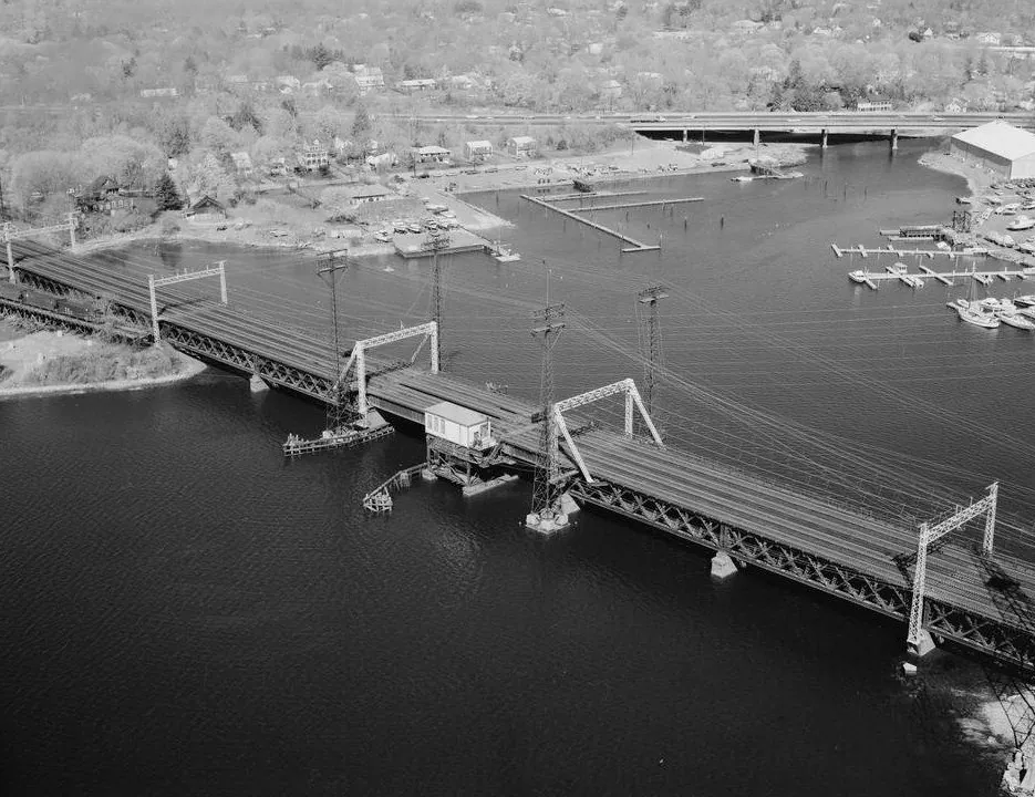 Mianus River railroad bridge, HAER photograph 10