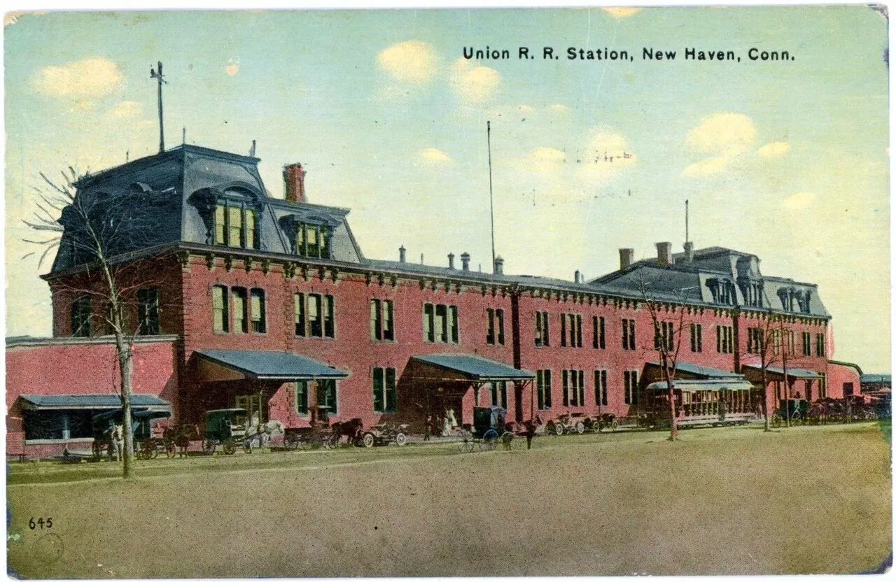 Old Union Station frontage and trolley