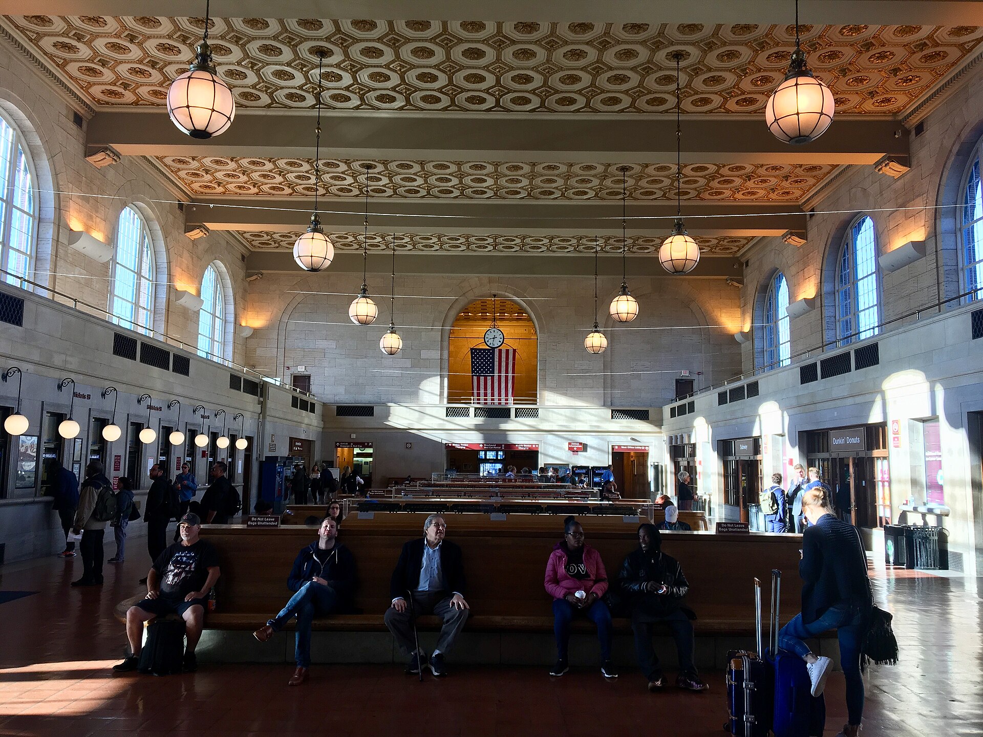 New Haven Union Station Main Concourse (Daytime)