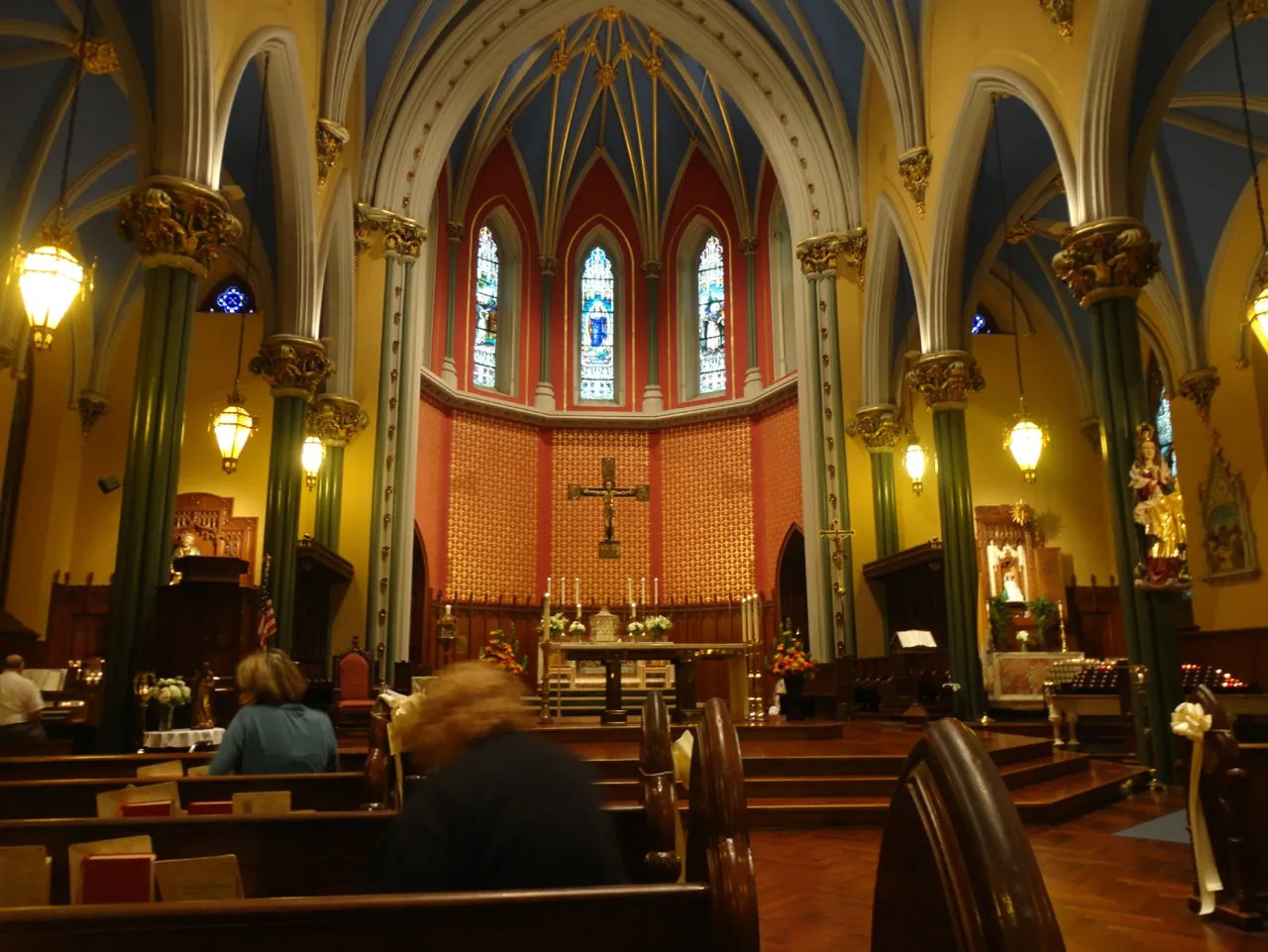 St. Mary's sanctuary — Saint Bernard funeral-history context