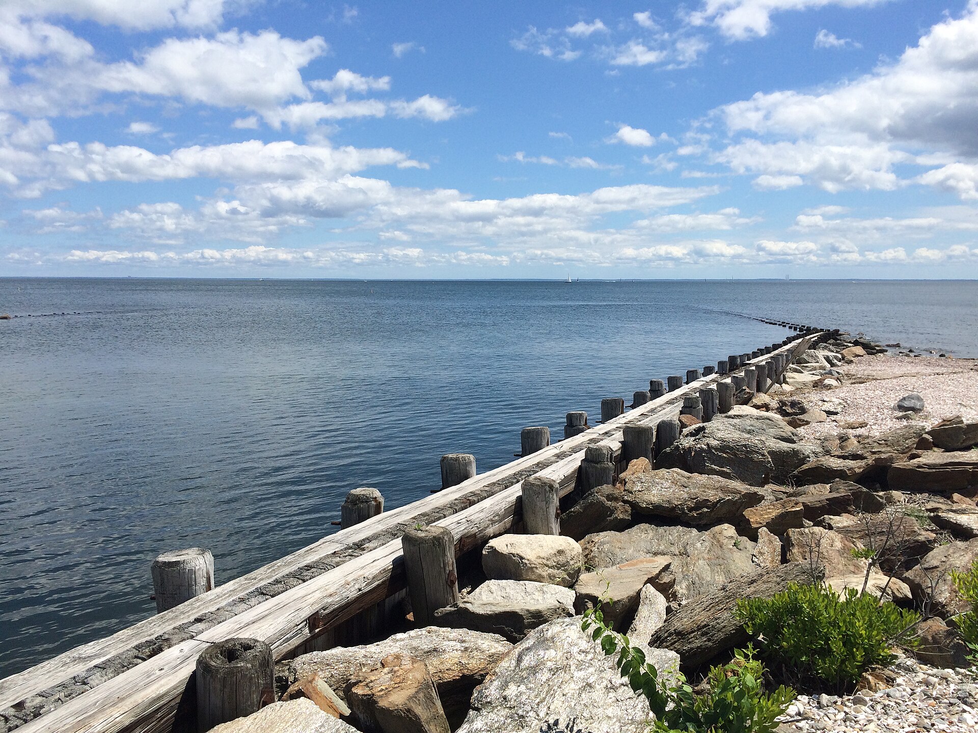 Sherwood Island State Park - east jetty