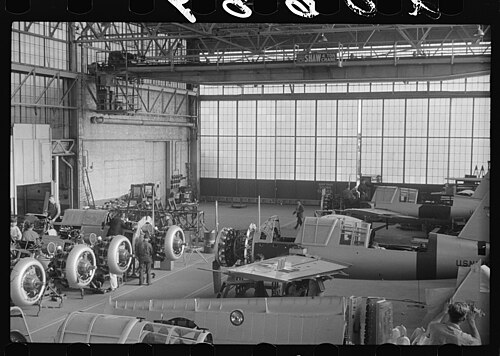 Vought OS2U production 1940