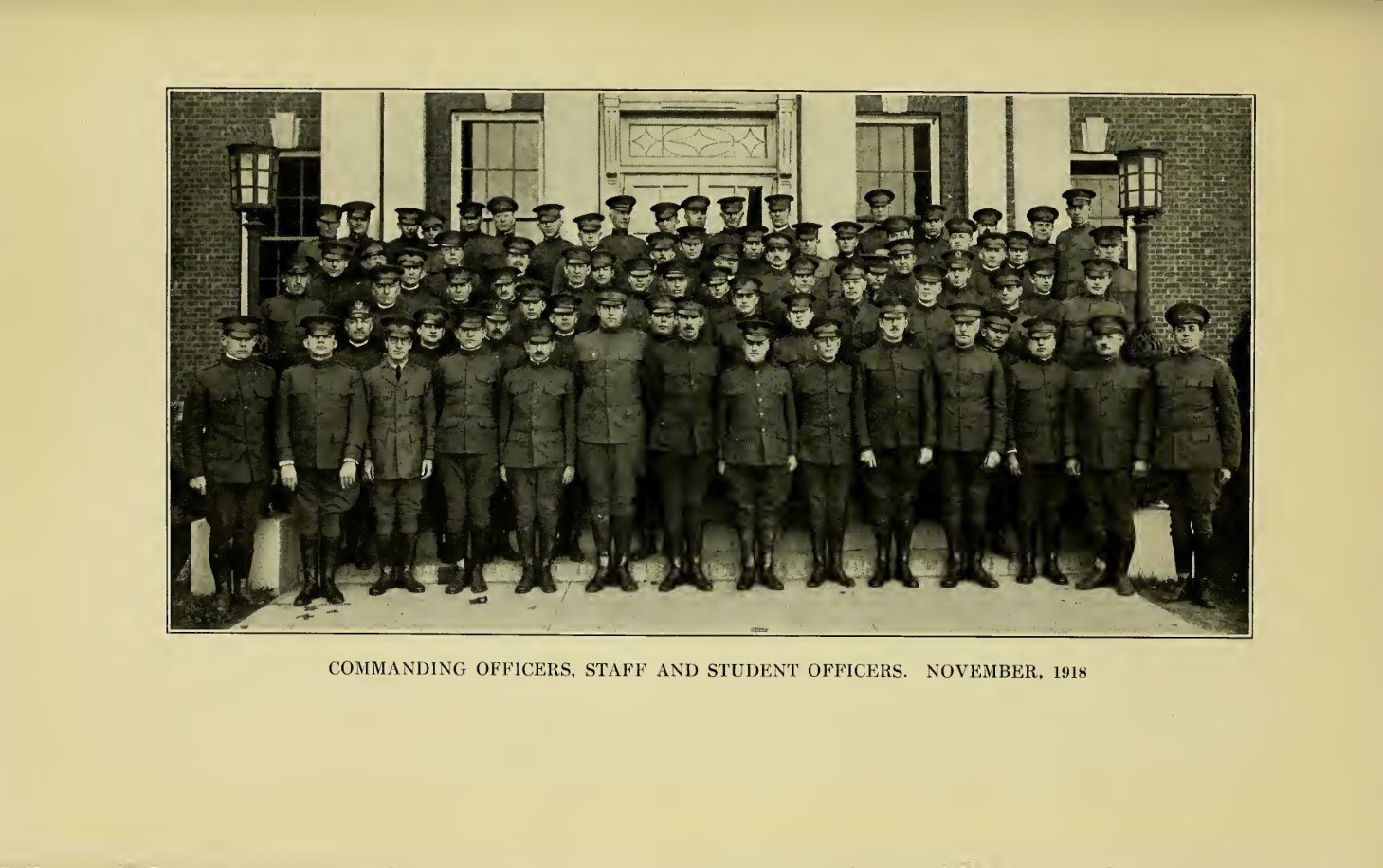 A second officers’ portrait, November 1918