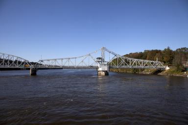 East Haddam Bridge over the Connecticut River, East Haddam, Connecticut — later documentary photograph