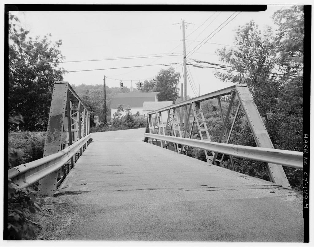 View west, traffic level from east end