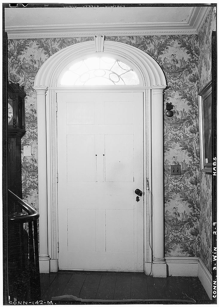 Interior, detail, entrance doorway