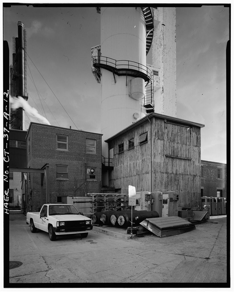 View, looking south from left to right, showing dressing from and work/chamber room