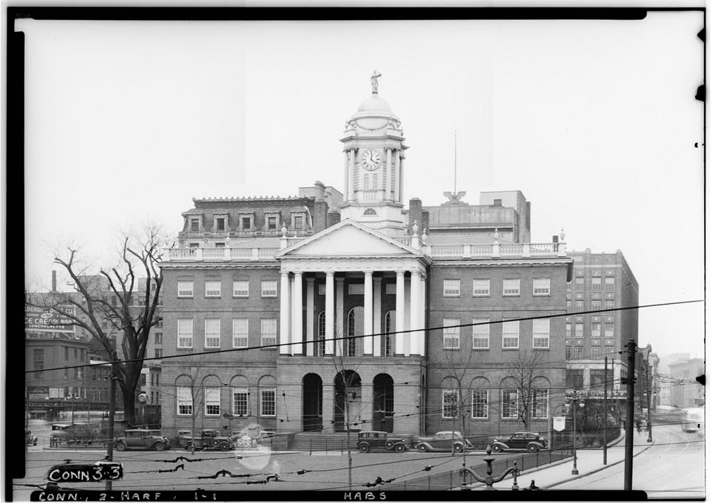 1.  Historic American Buildings Survey Everett H. Keeler, Photographer March 1, 1937 EAST ELEVATION - Old State House, Main Street & Central Row, Hartford, Hartford County, CT · March 1, 1937